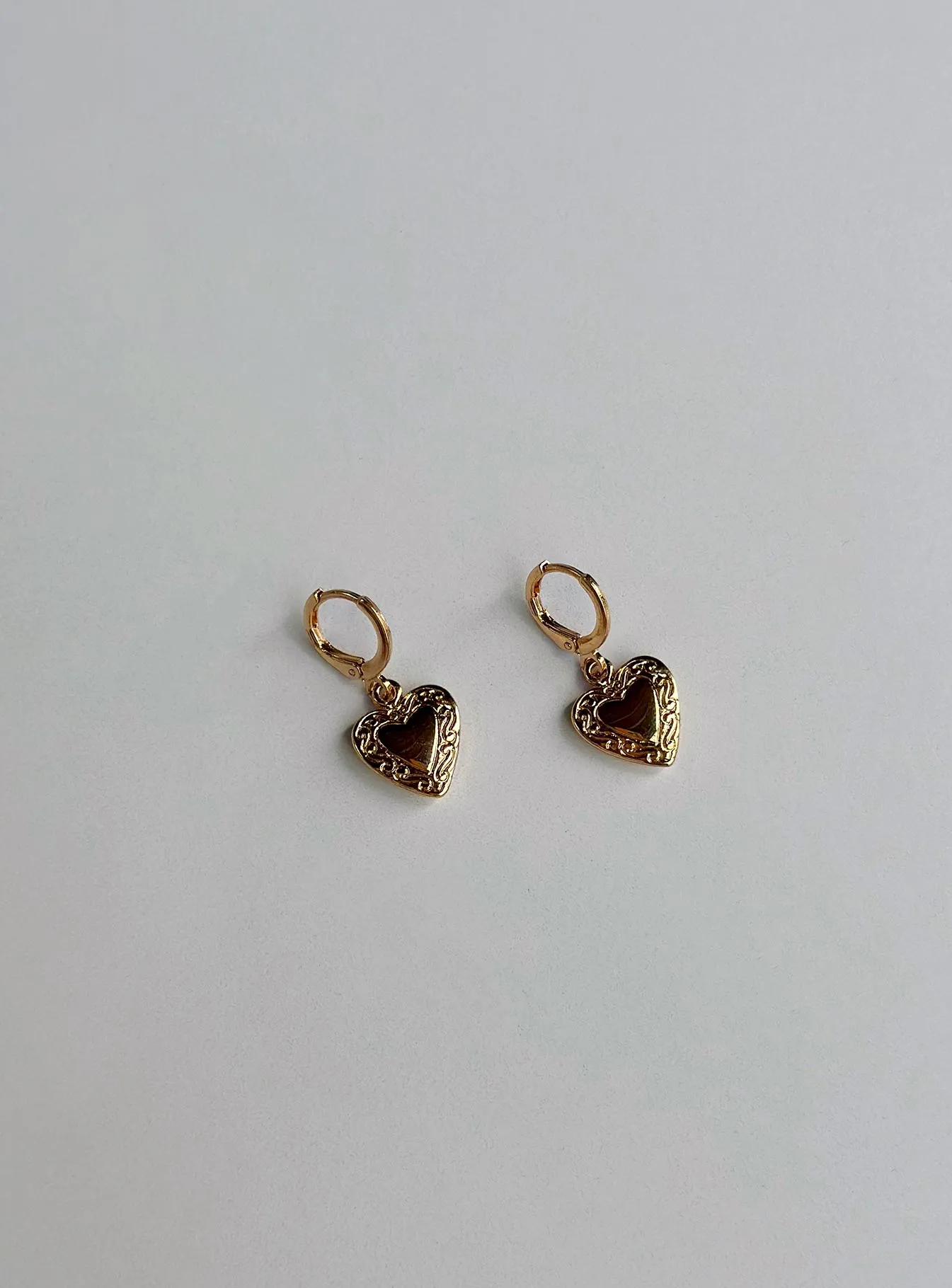 Lock It Up Gold Plated Earrings