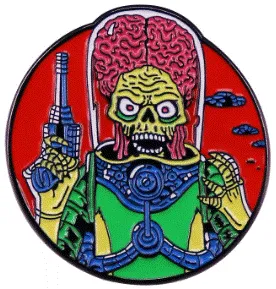 Mars Attacks Enamel Pin / Brooch