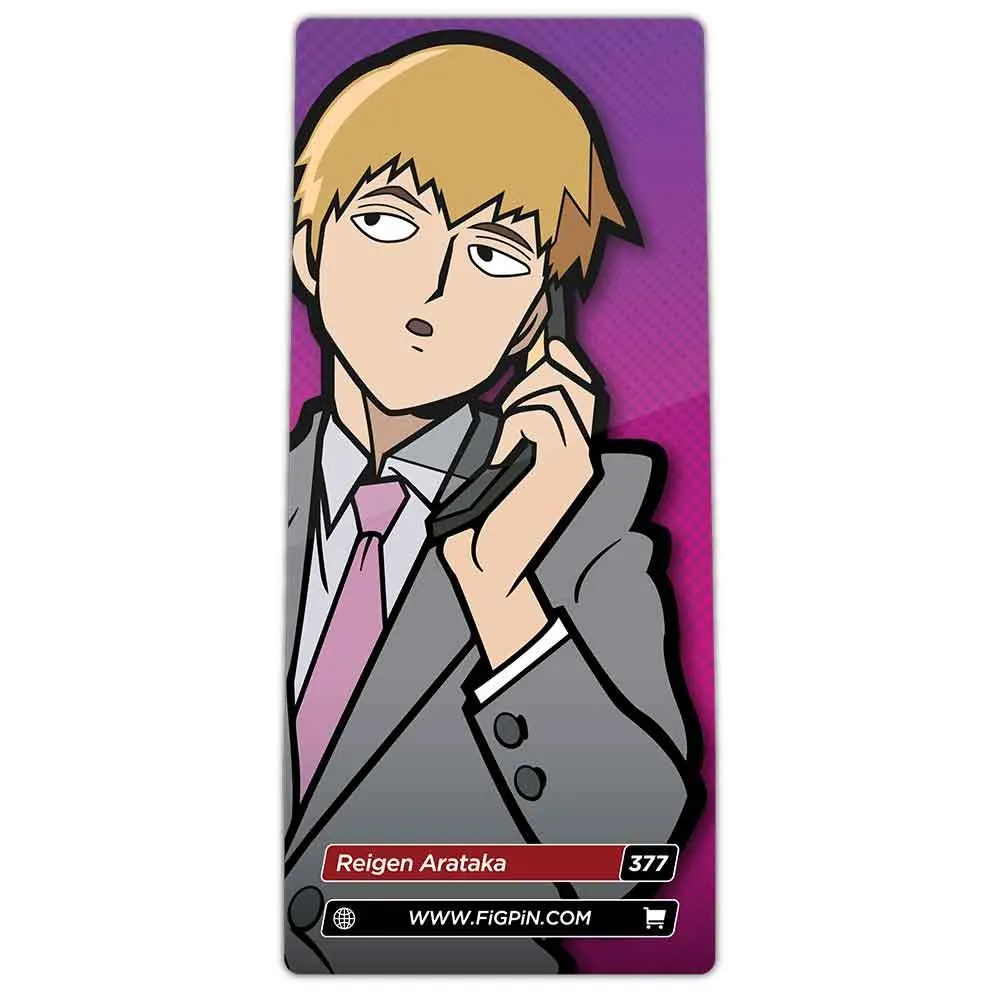 Mob Psycho 100 Reigen Arataka FiGPiN #377 | Classic Enamel Pin