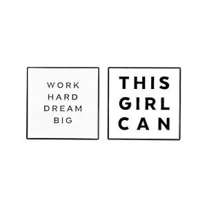 Motivational Brooch Enamel Pin