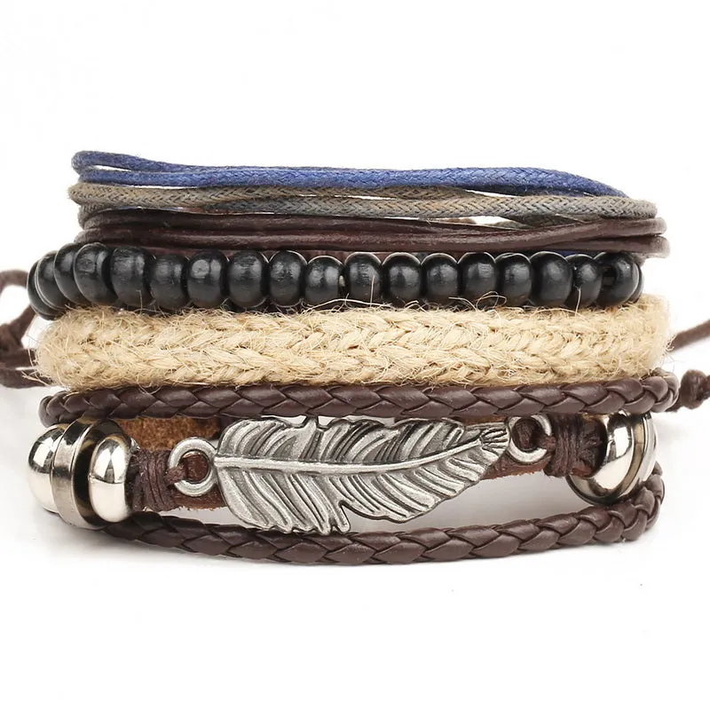 Multi-layer bead bracelet