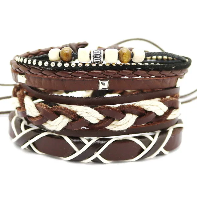 Multi-layer bead bracelet