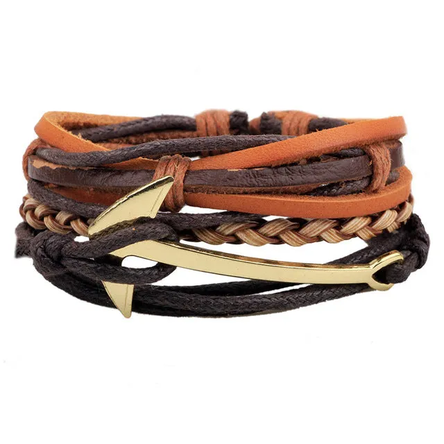 Multi-layer bead bracelet