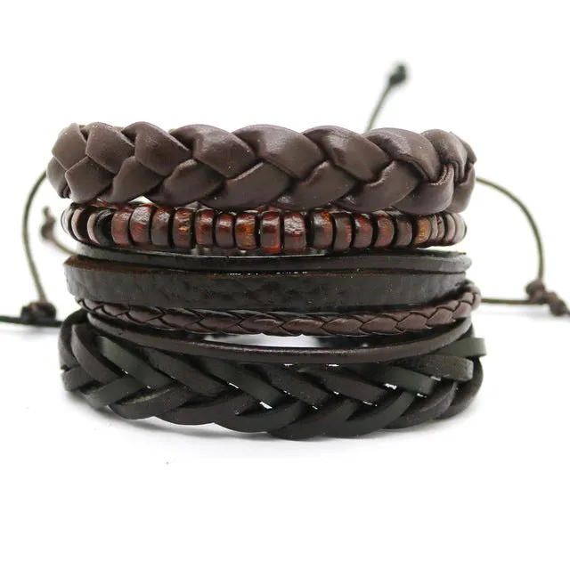Multi-layer bead bracelet