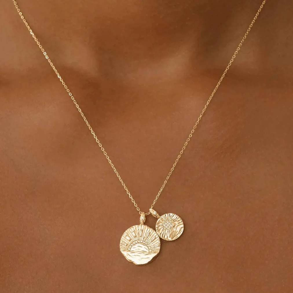 My Heart Is Grateful Necklace | Gold