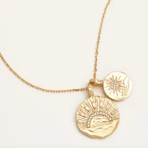 My Heart Is Grateful Necklace | Gold