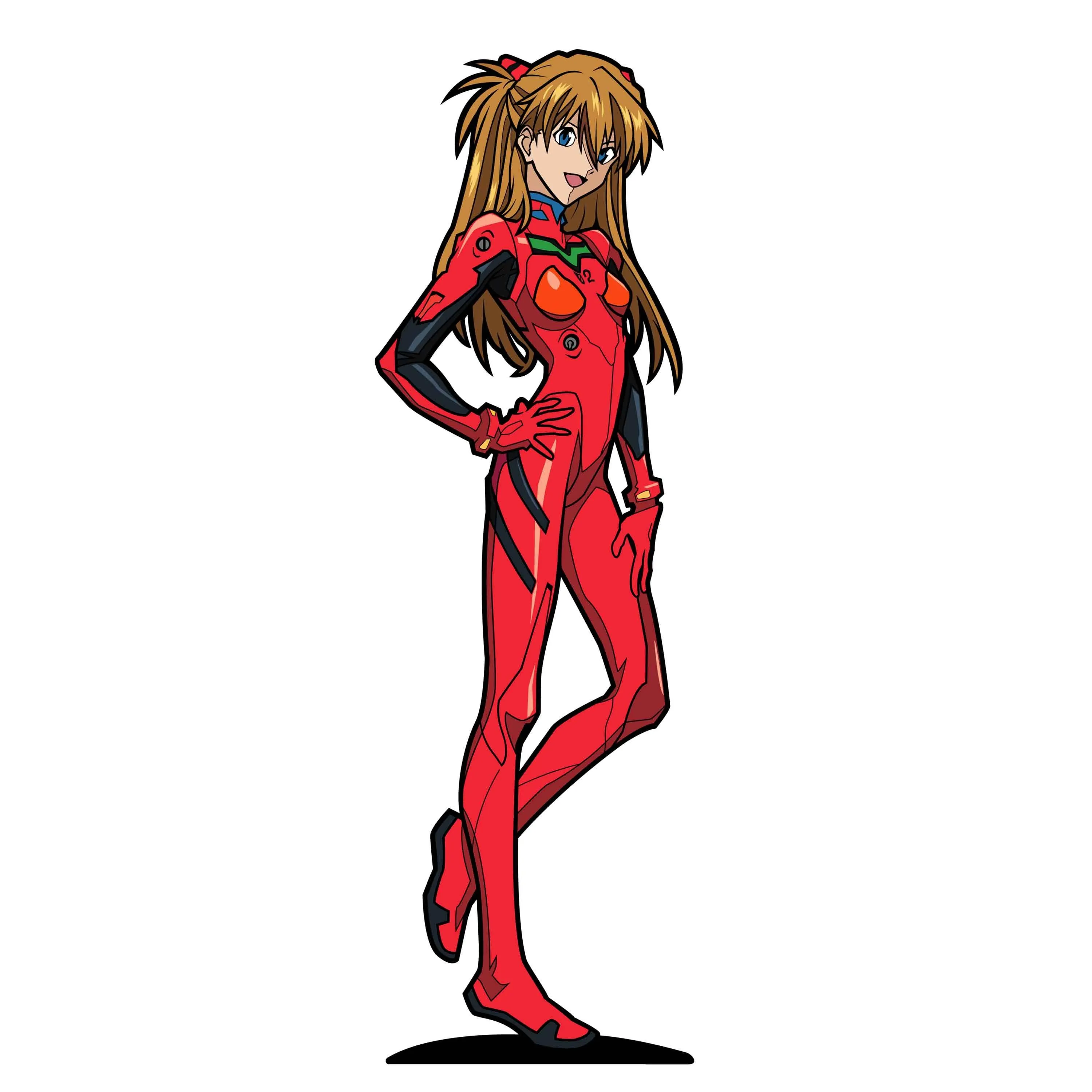 Neon Genesis Evangelion Asuka Langley FiGPiN #334 | Classic Enamel Pin