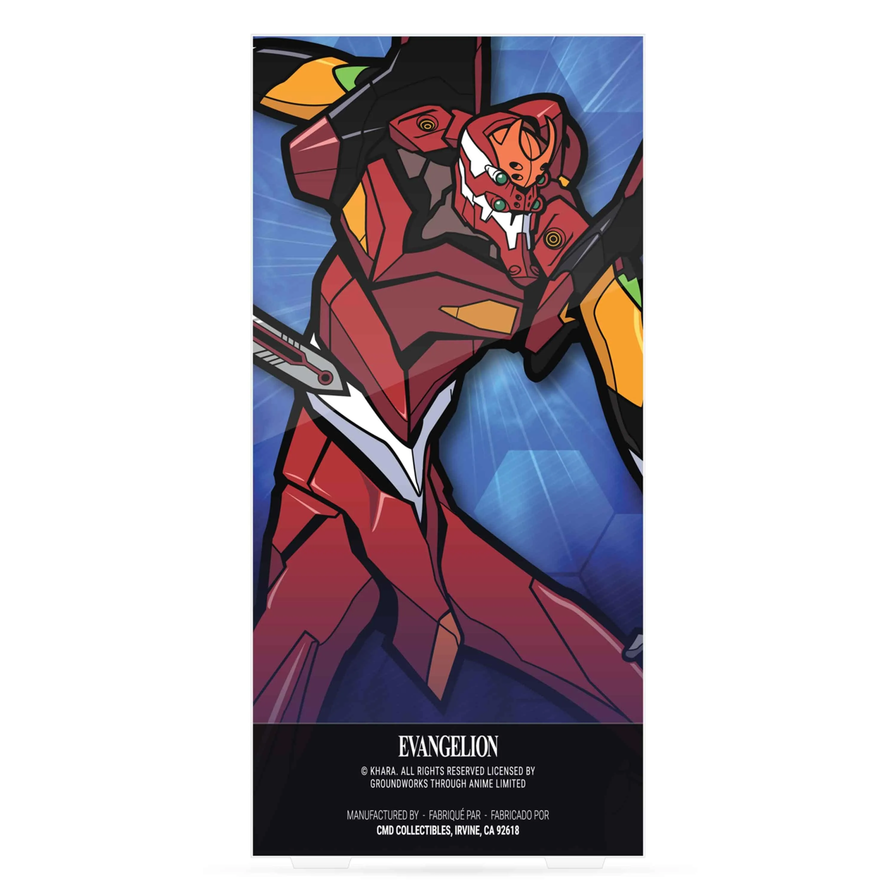 Neon Genesis Evangelion EVA Unit 02 FiGPiN XL #X36 | Classic Enamel Pin
