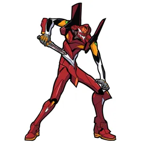 Neon Genesis Evangelion EVA Unit 02 FiGPiN XL #X36 | Classic Enamel Pin