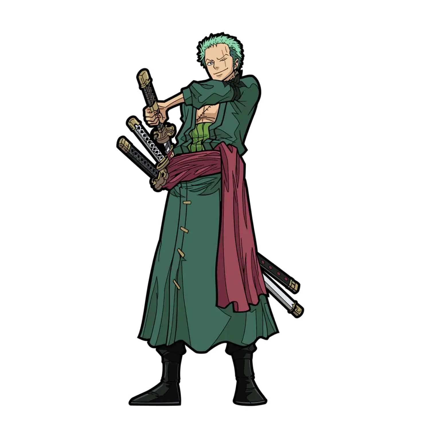 One Piece Roronoa Zoro FiGPiN #1006 Anime Enamel Pin
