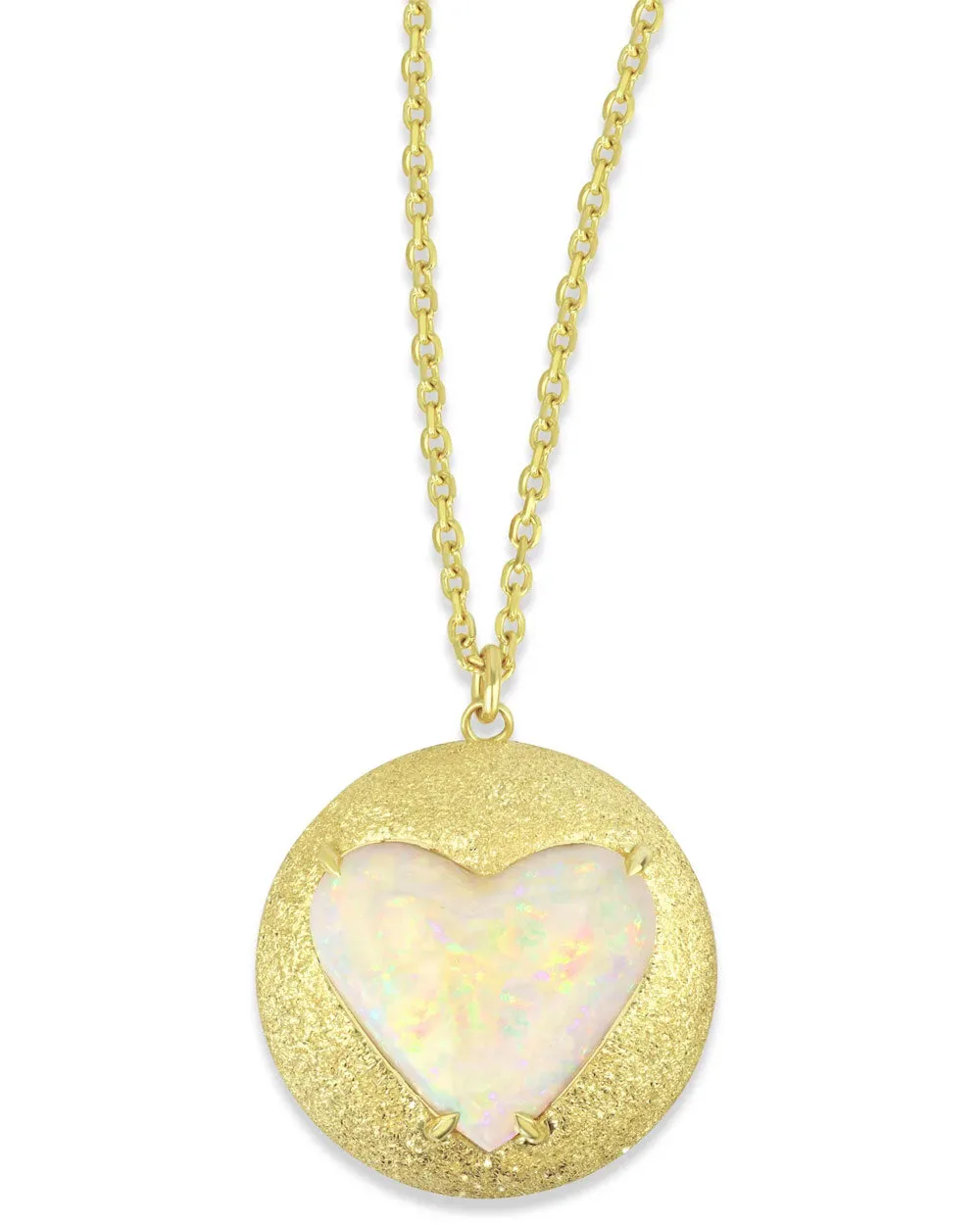 Opal Heart Marley Pendant