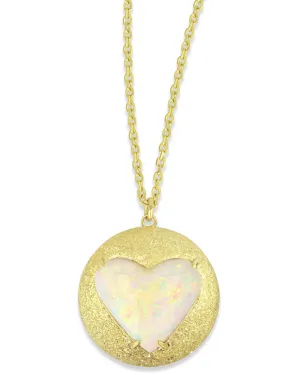Opal Heart Marley Pendant