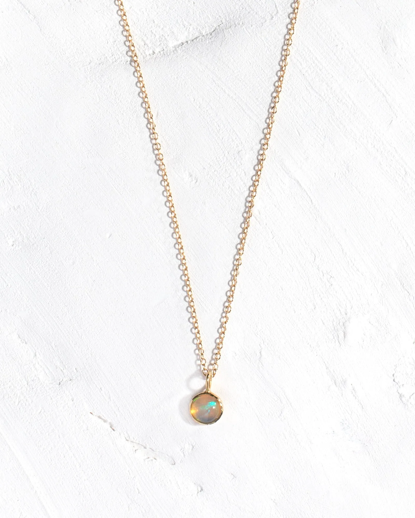 Opal Pendant Necklace