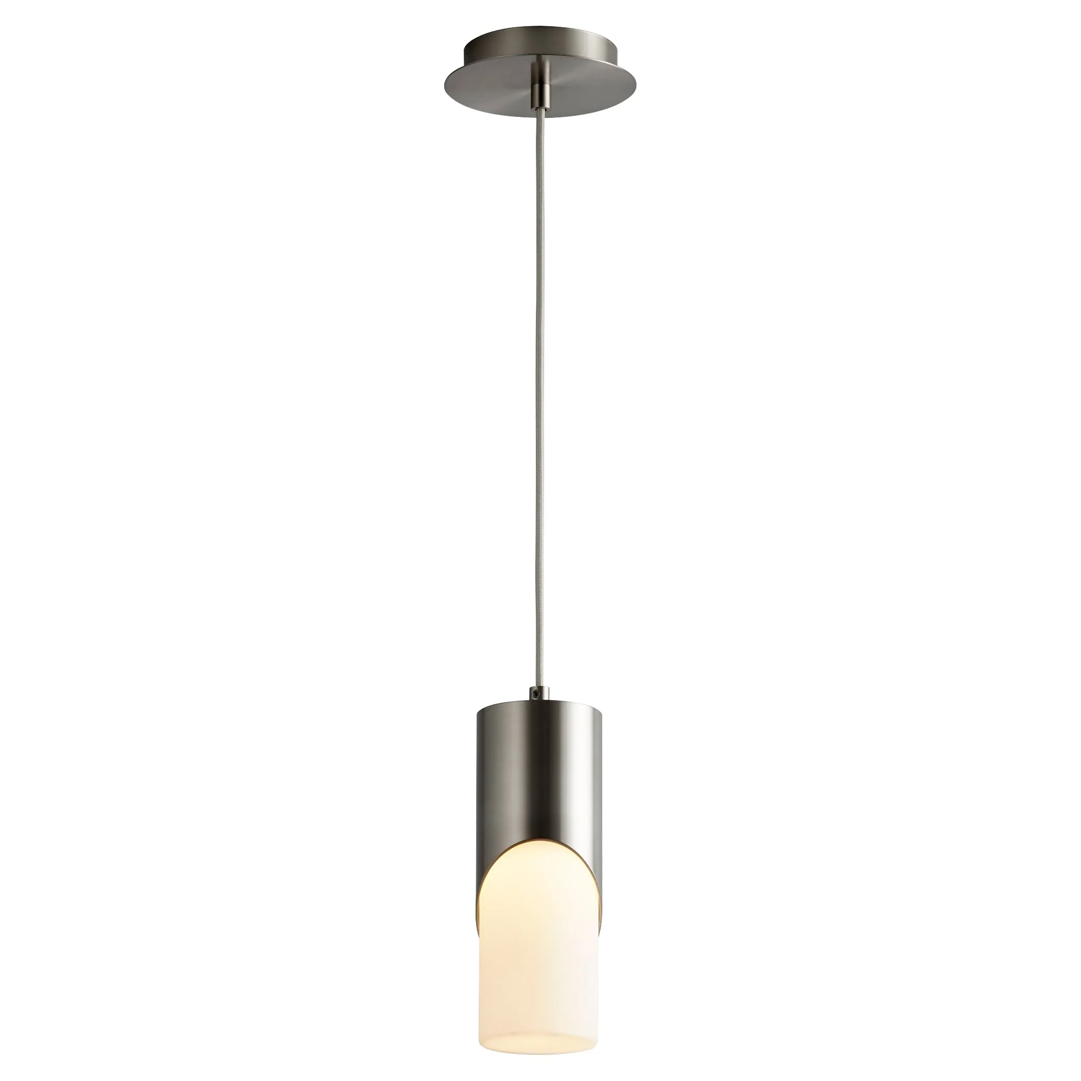 Oxygen Ellipse 3-677-124 Pendants - Satin Nickel