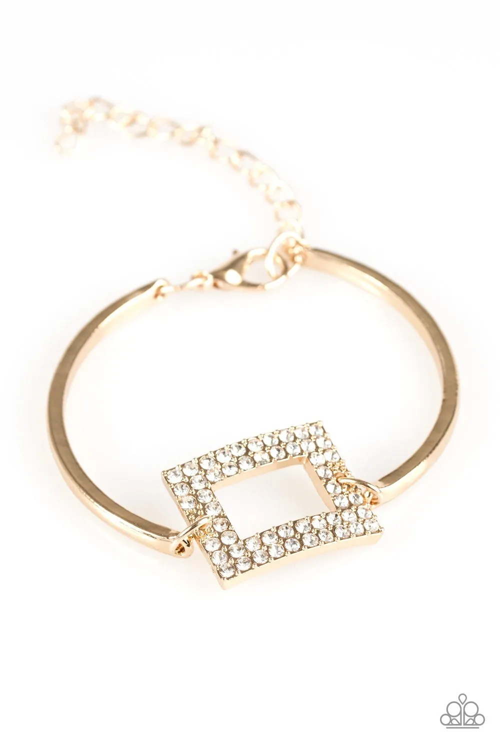 Paparazzi Bracelet ~ Main Street Metro - Gold