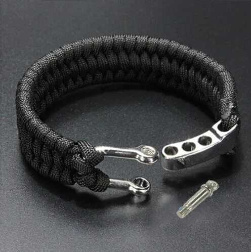 Parachute Cord Weave Buckle Bracelet