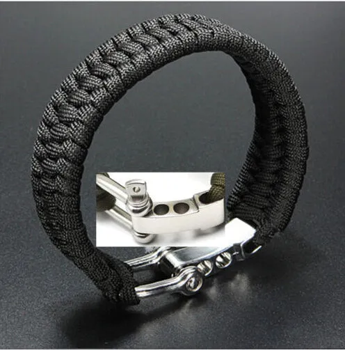 Parachute Cord Weave Buckle Bracelet