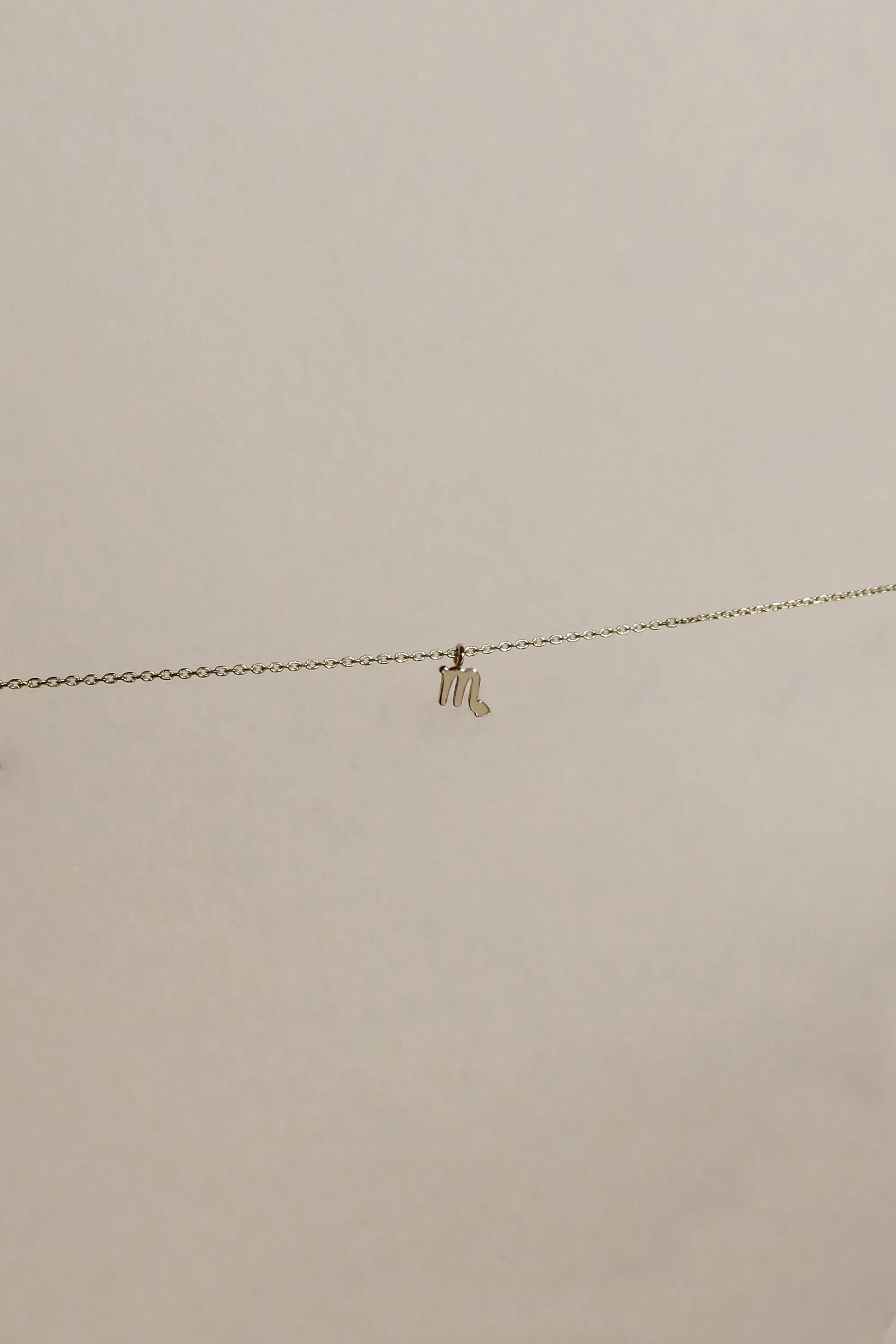 PETITE SCORPIO ZODIAC NECKLACE