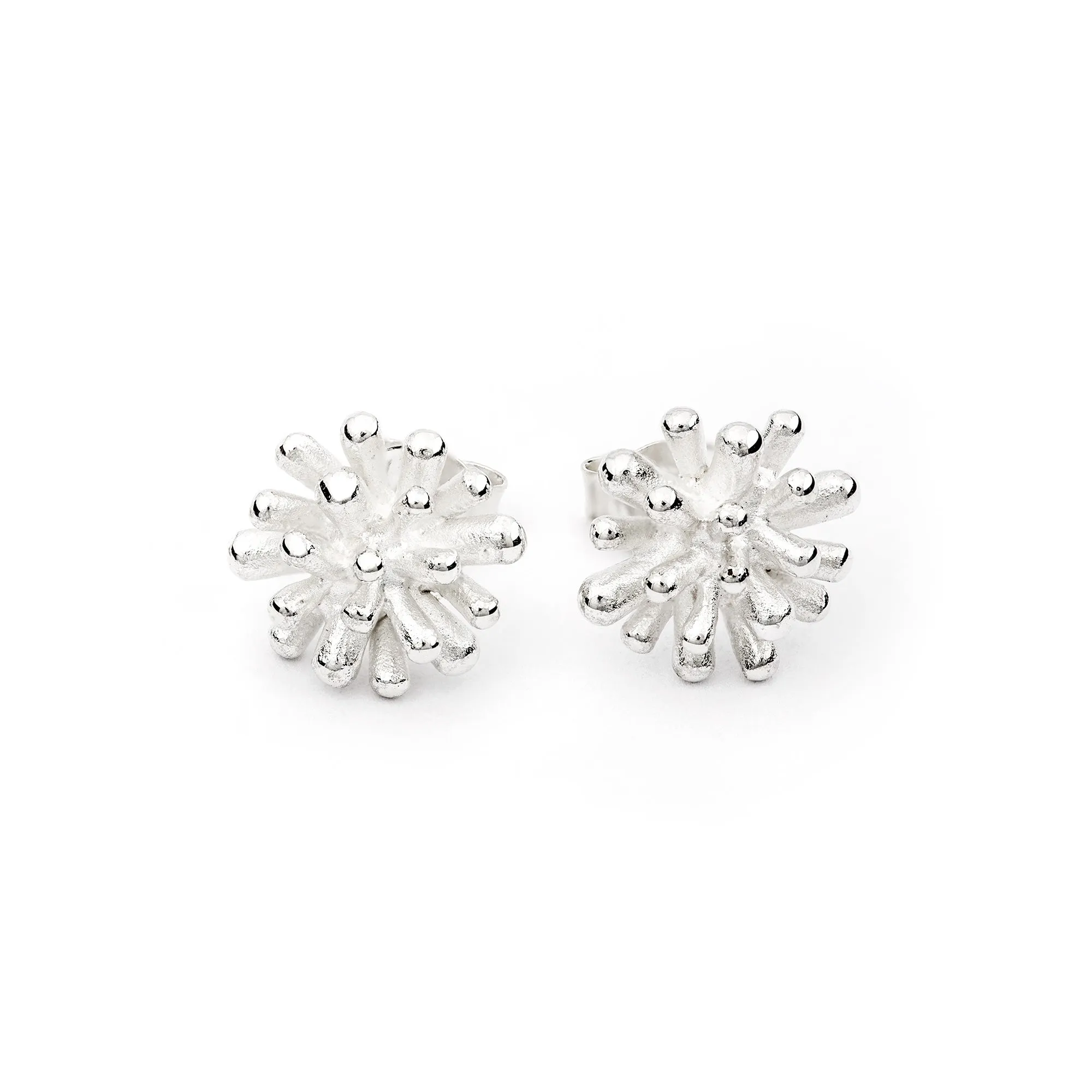 Polydora silver earrings S