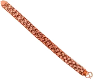 pure copper large solid heavy chain link bracelet for men women