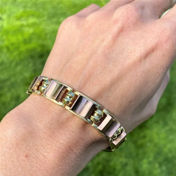 Retro Two Toned Bracelet