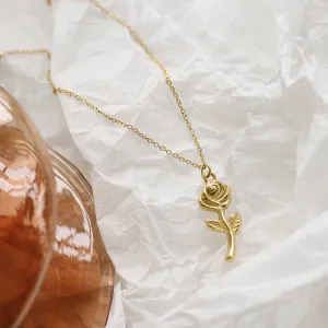 Rose Pendant Necklace