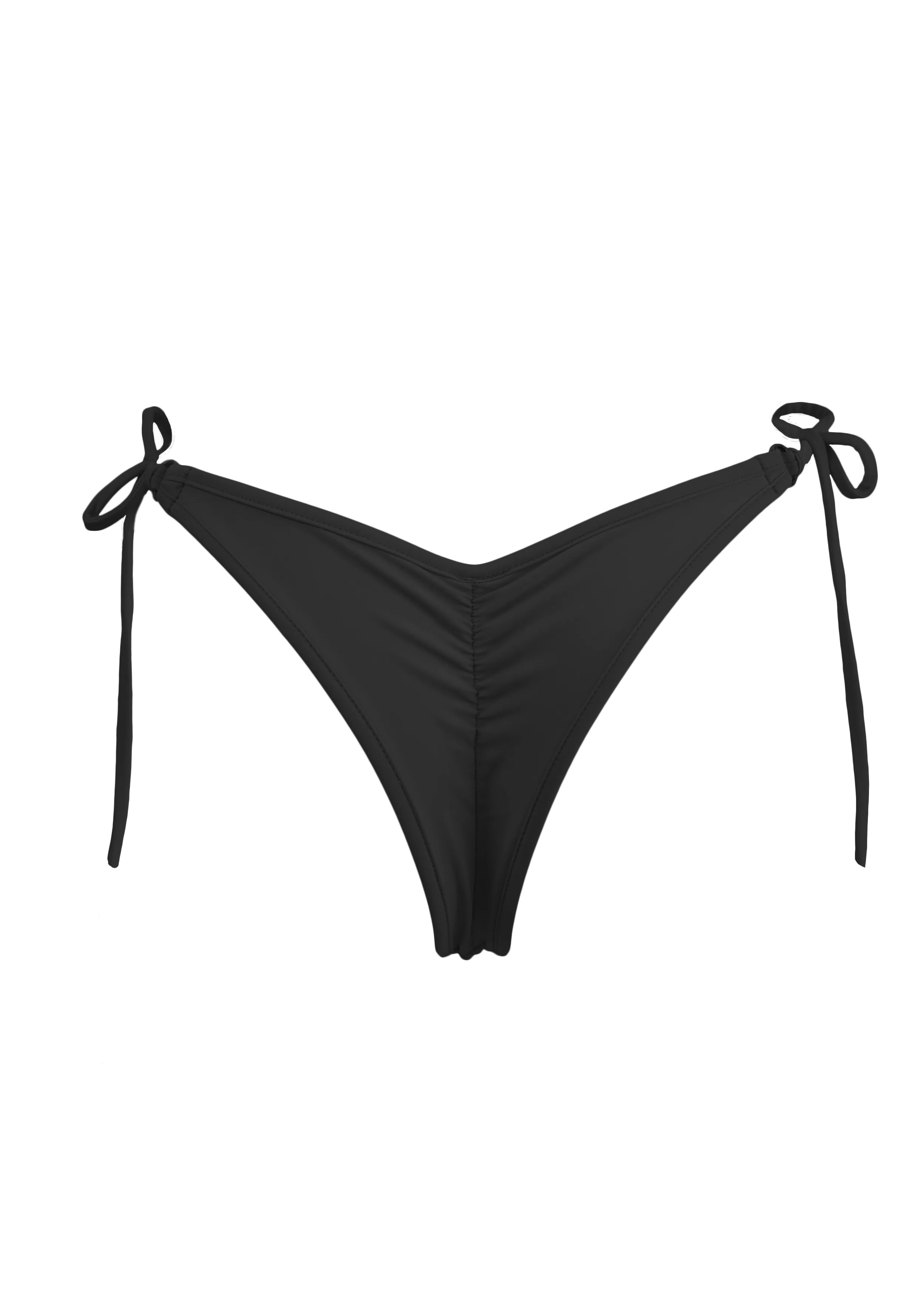 Sexy Swimwear Scrunch Back  Bikini Bottom / RINGO SWIM BLACK