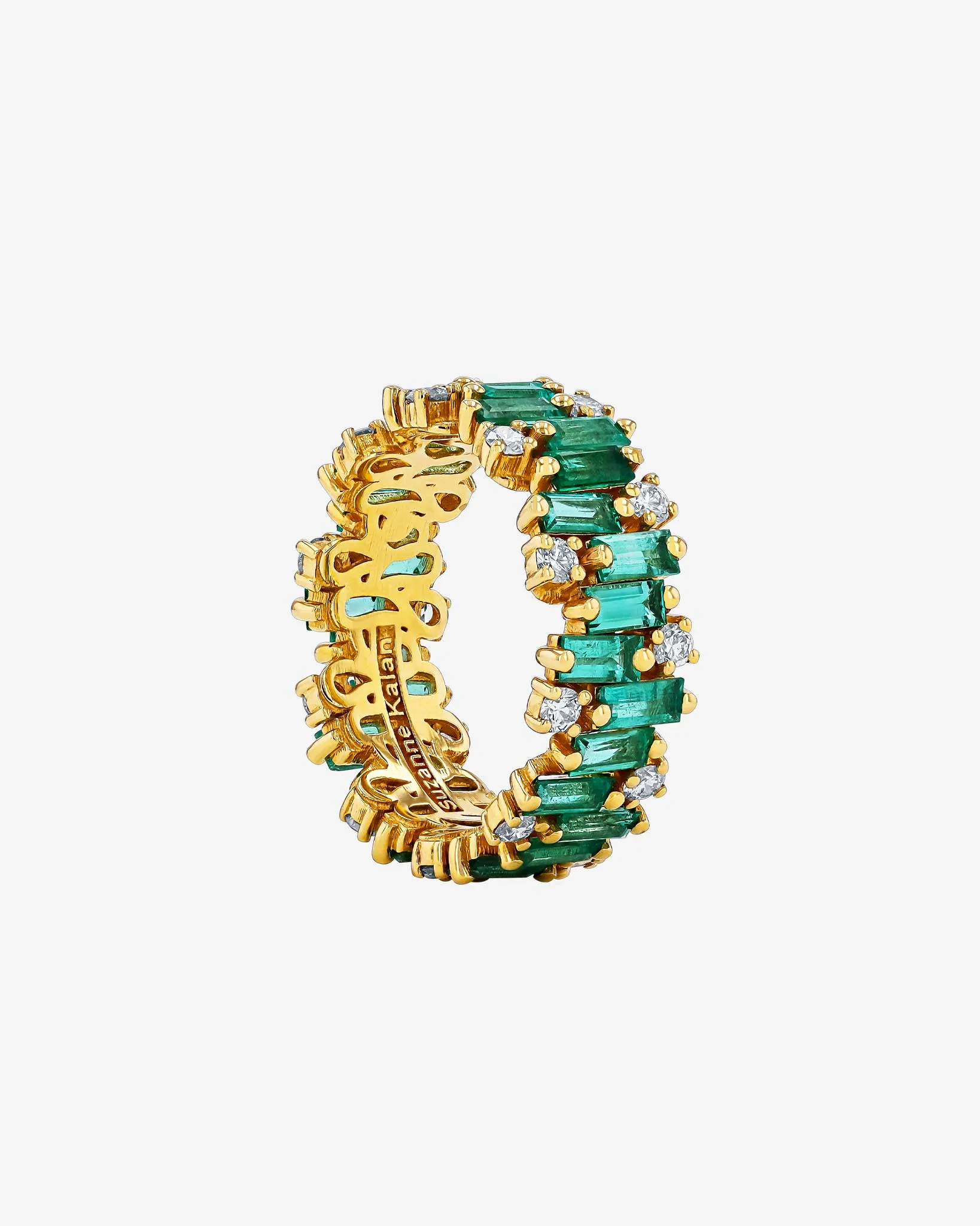 Shimmer Audrey Emerald Eternity Band
