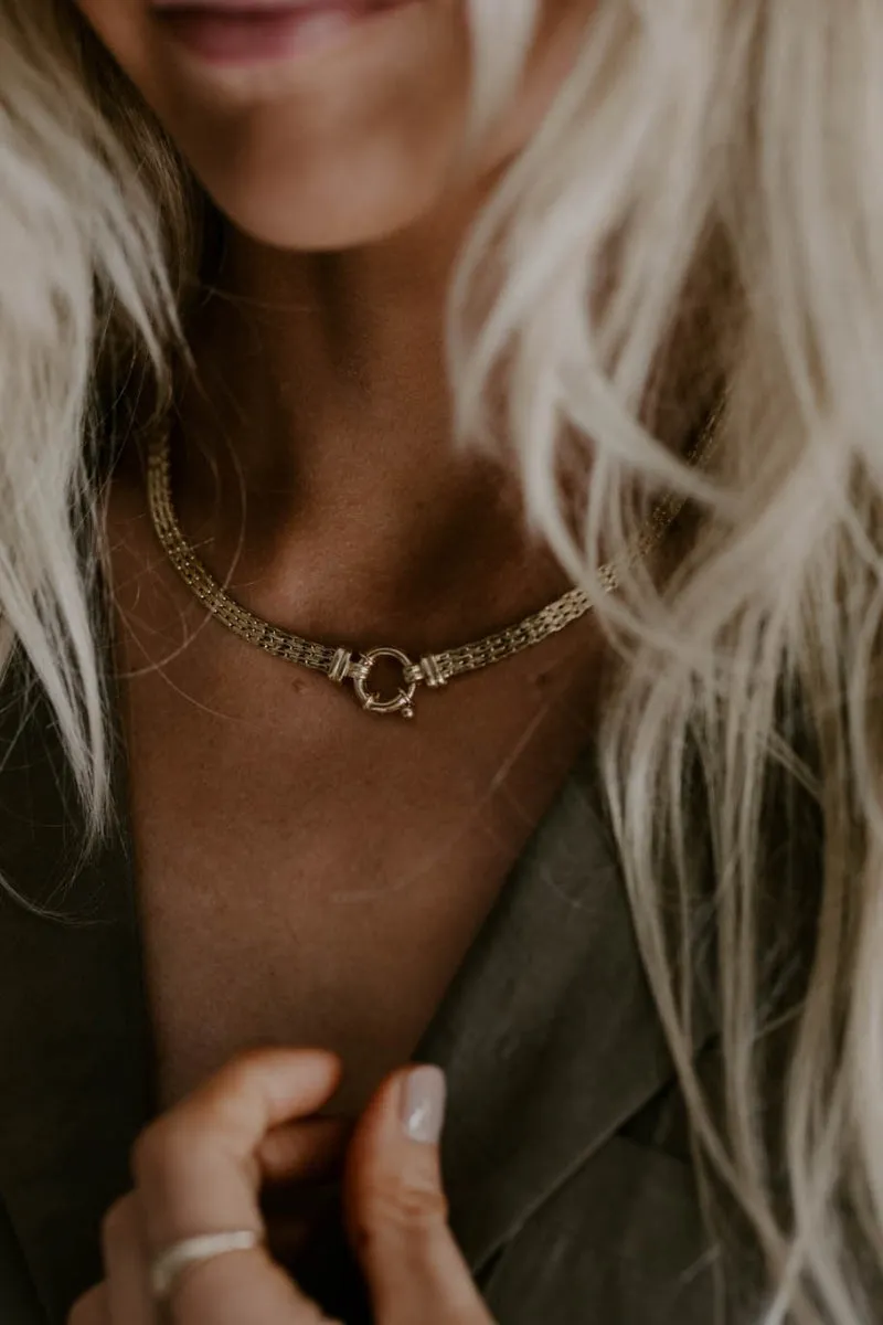 Signature Statement Necklace - Gold