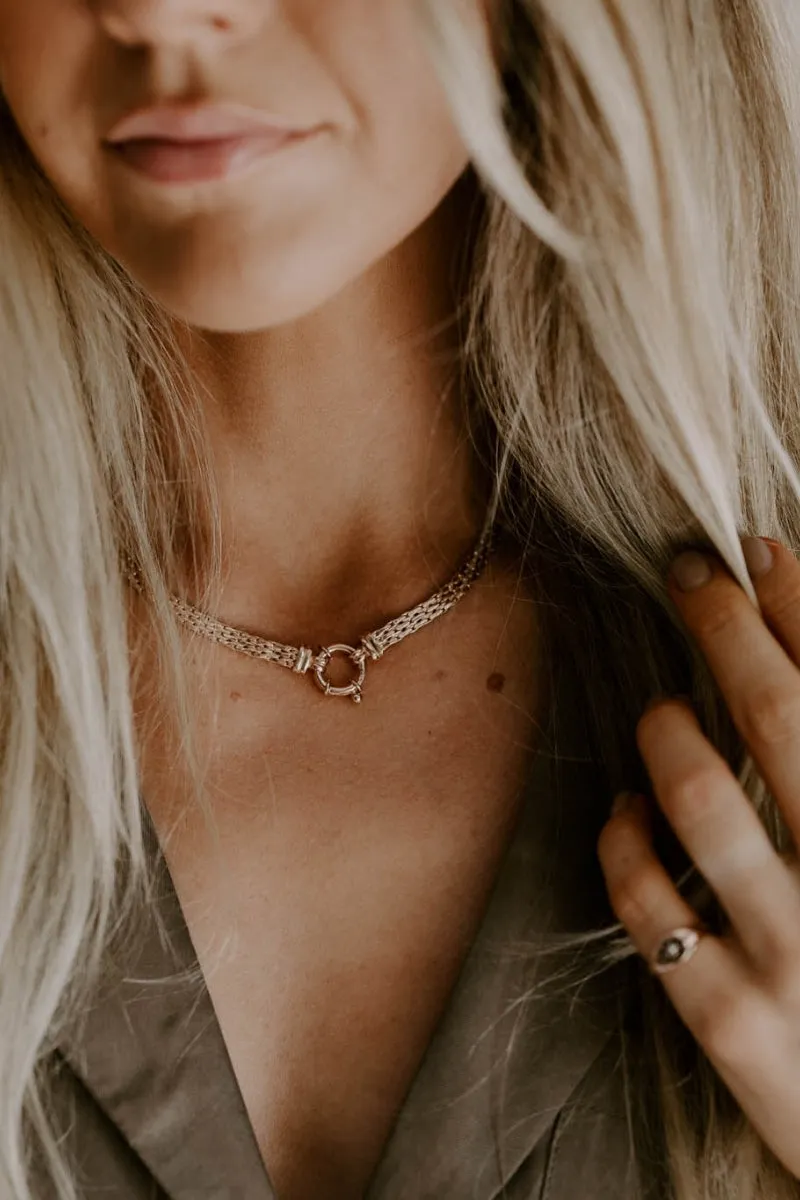 Signature Statement Necklace - Gold