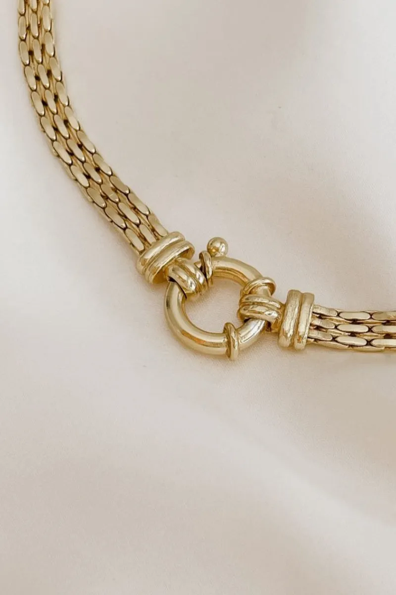 Signature Statement Necklace - Gold