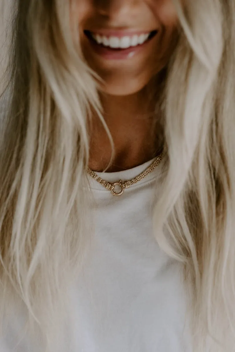 Signature Statement Necklace - Gold