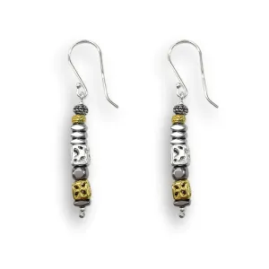 Silver & Rolled Gold Earrings 2