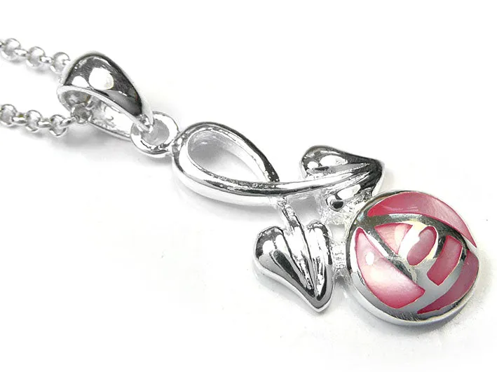 Silver Earrings - Mackintosh Rose