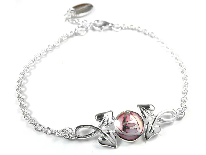 Silver Earrings - Mackintosh Rose