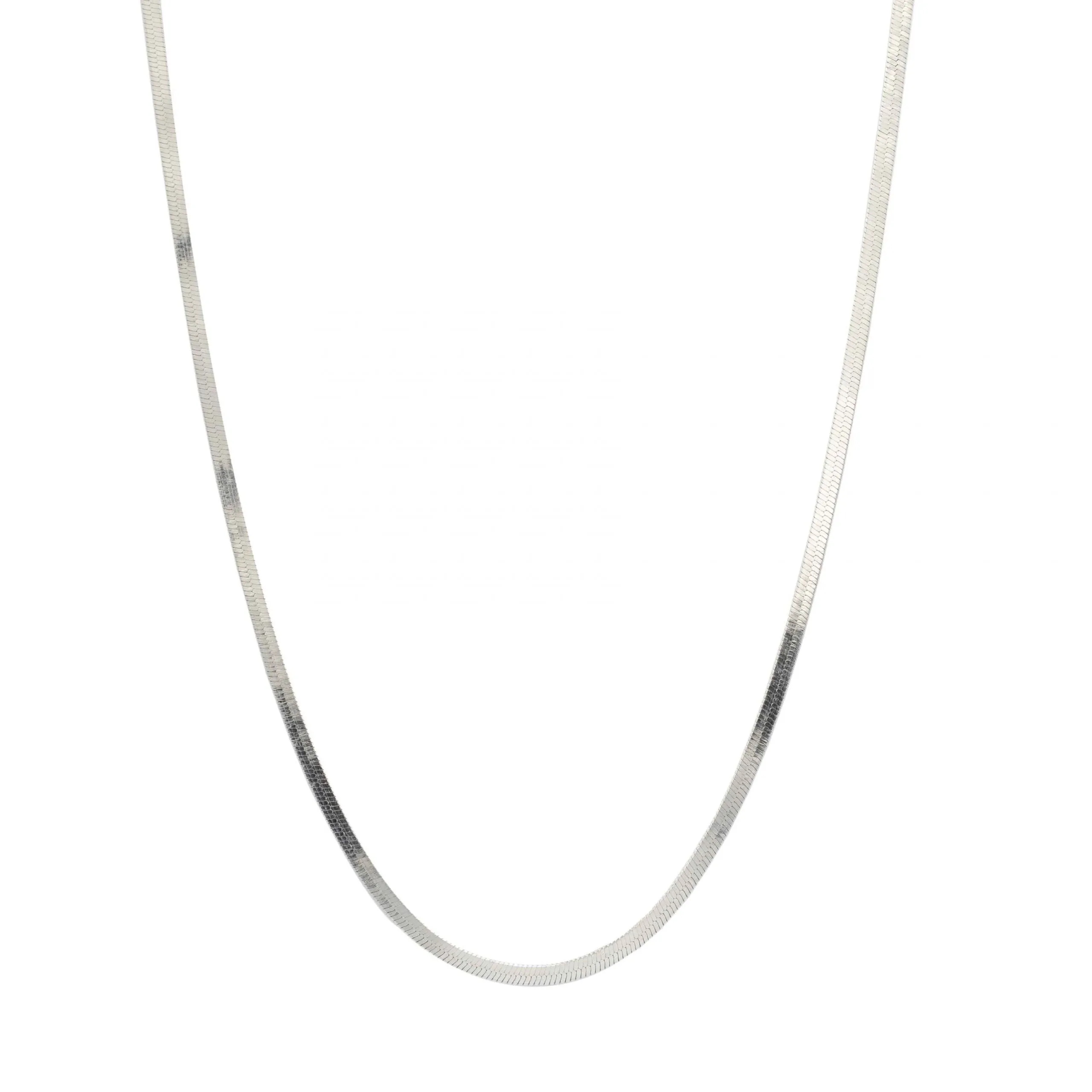 Slim Snake Chain - Sterling Silver