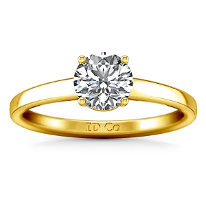 Solitaire Engagement Ring Nuovo 14K Yellow Gold