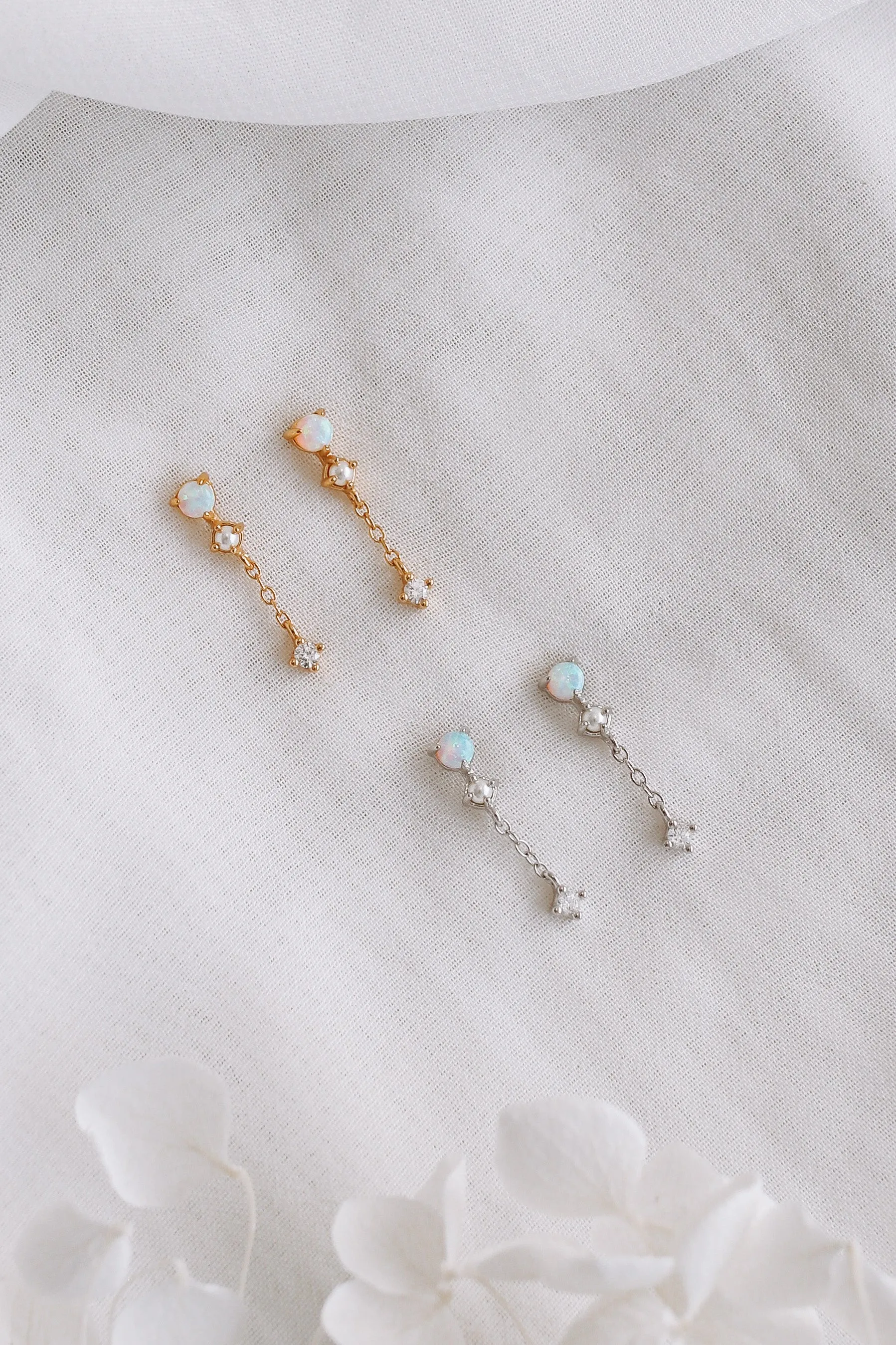Soraya Bundle - Gold or Silver Sterling Silver Earring Stack