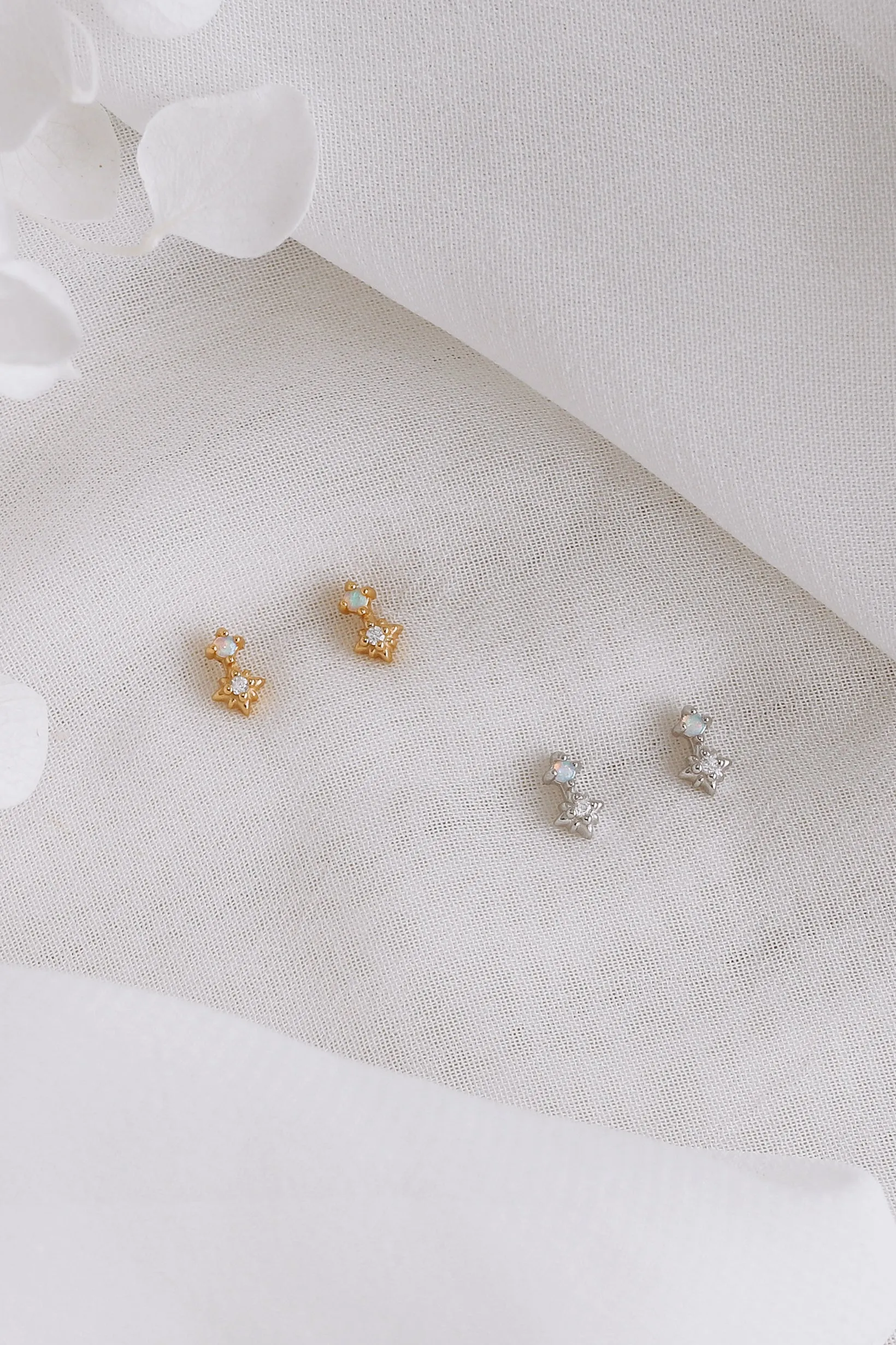 Soraya Bundle - Gold or Silver Sterling Silver Earring Stack