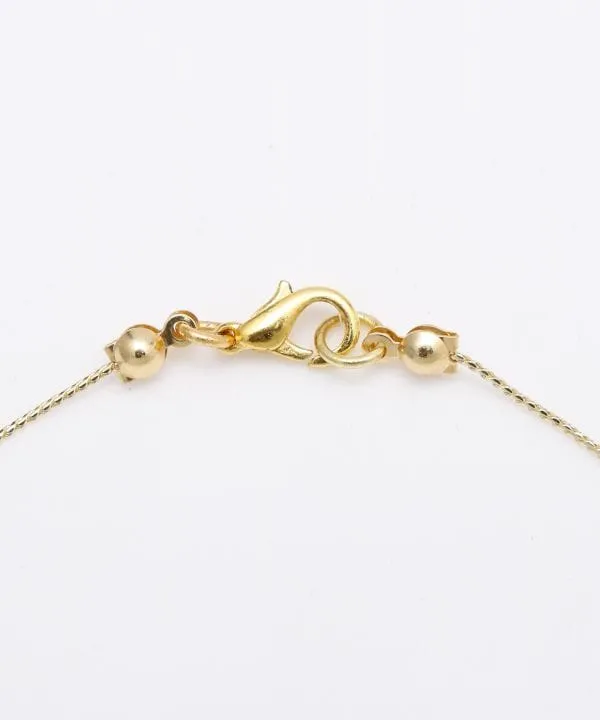 Square Czech Glass Necklace