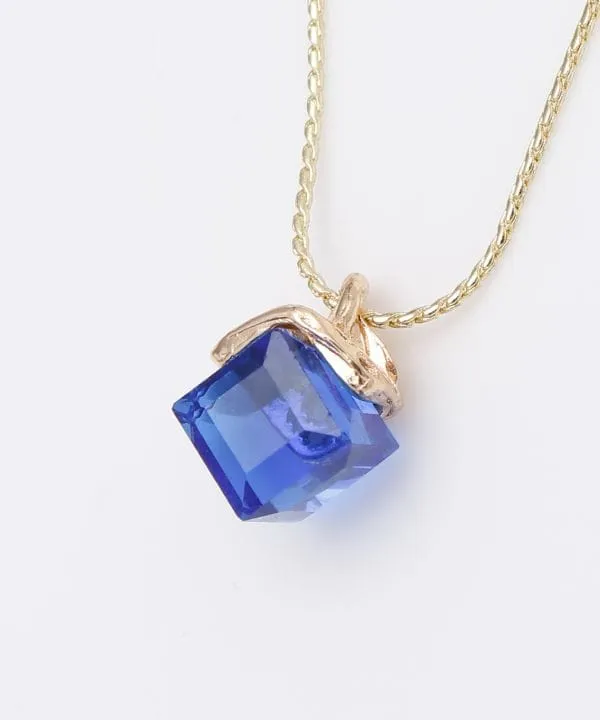 Square Czech Glass Necklace