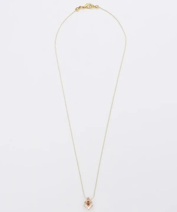 Square Czech Glass Necklace