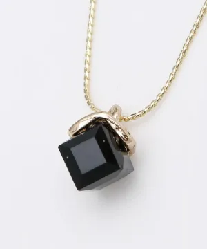 Square Czech Glass Necklace