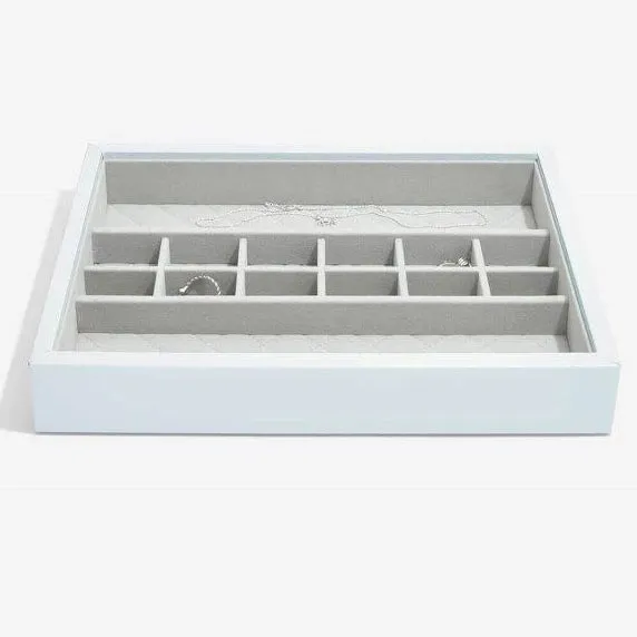 Stackers Powder Blue Leather Jewellery Box Set3 75458