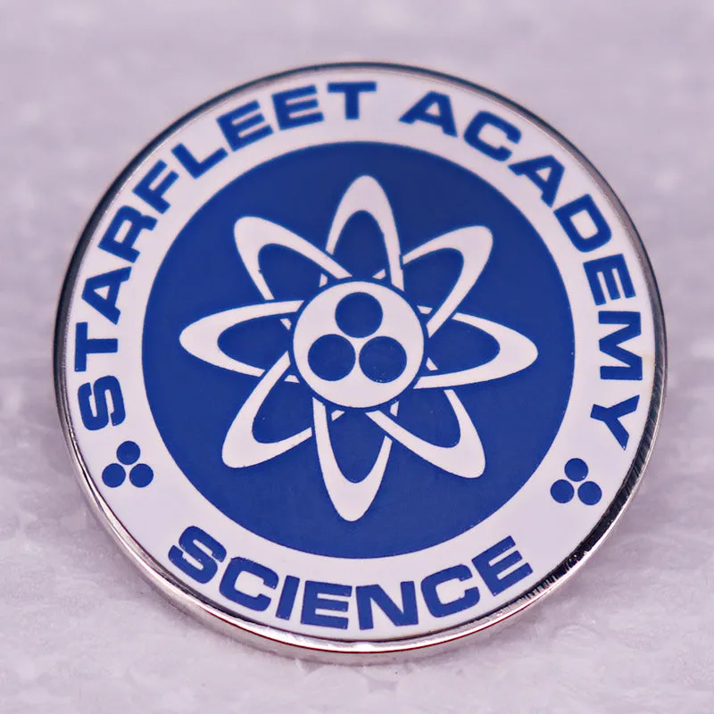 Star Trek Strange New Worlds Vulcan IDIC Badges Enamel Lapel Brooch College Pins Ornament 2 PCS