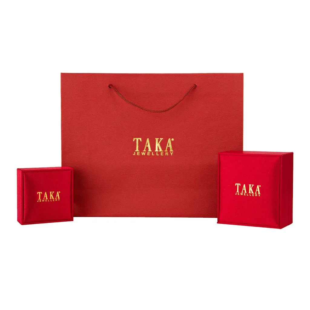 TAKA Jewellery 916 Gold Pendant Barrel