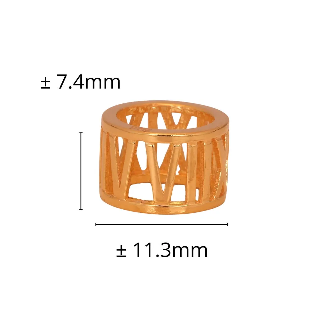 TAKA Jewellery 916 Gold Pendant Barrel