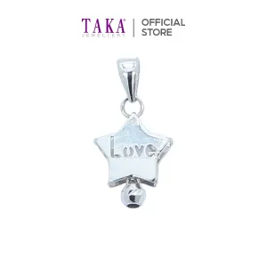 TAKA Jewellery Gold Star Love Pendant 18K
