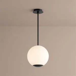 Terra 12" Opal Pendant - Black