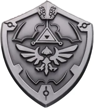 The Legend of Zelda Enamel Pins Blue Shield Brooches Lapel Badges Cartoon Funny Jewelry Gift (1)